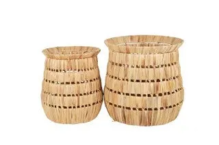 Myla Wicker Hyacinth Basket