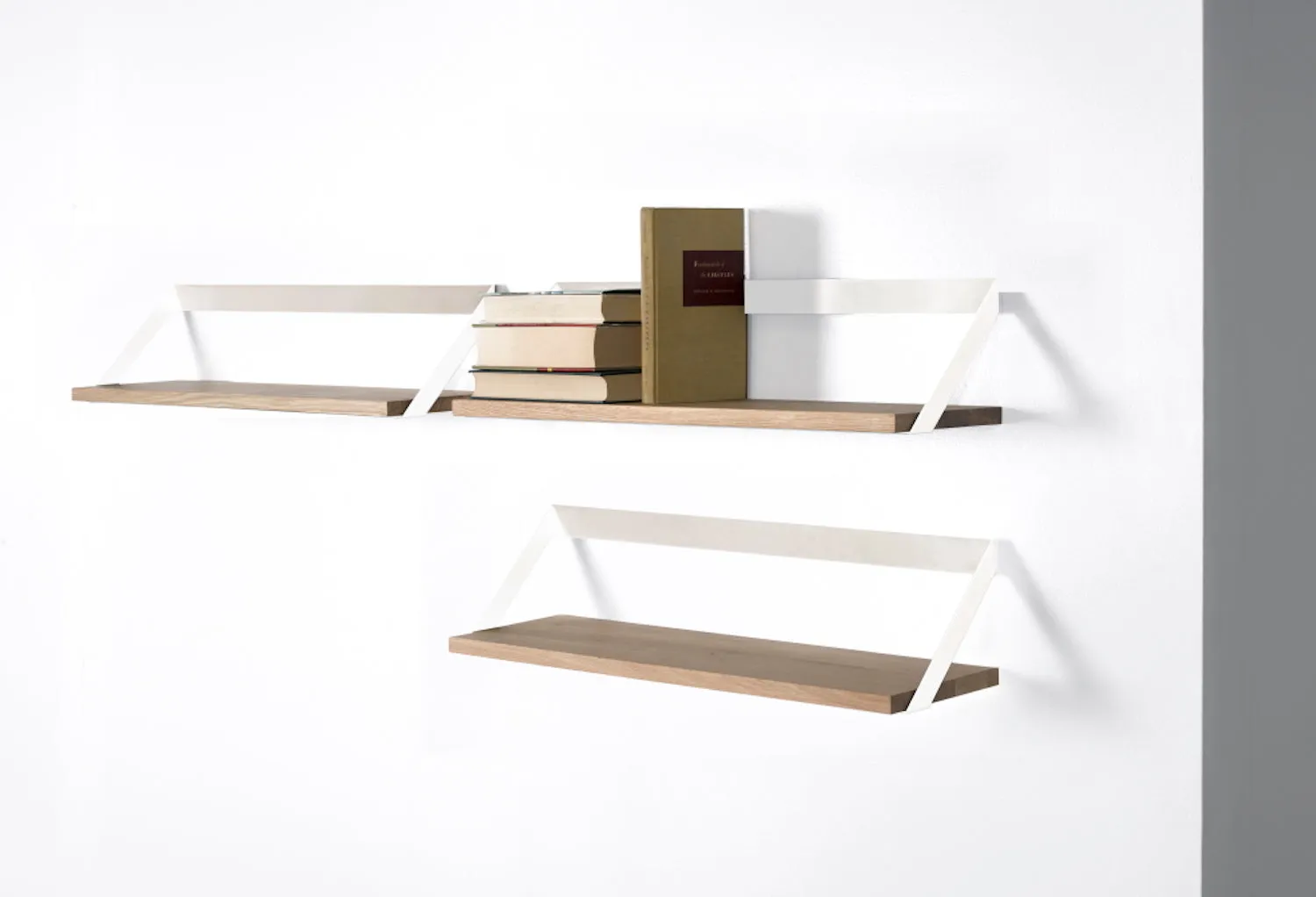 Oak Ribbon Shelf - White