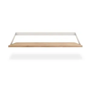 Oak Ribbon Shelf - White