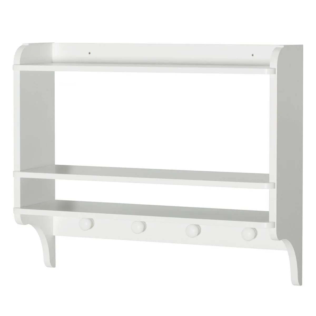 Oliver, SEASIDE BOOKSHELF WITH HOOKS