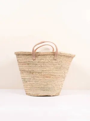 Parisienne Natural Tote Basket Bag