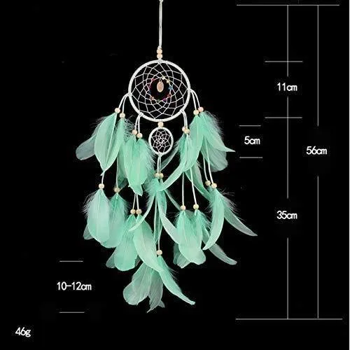 Party Propz Dream Catchers Handmade Feather Crafts Dreamcatchers with Lights for Home,Rooms, Bedroom Wall Hanging Decoration,Wedding Craft Hangings Decor,Decorative Items Girls,Baby,Kids,Women Gifts