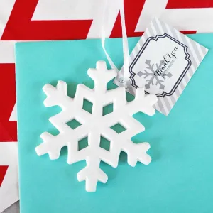 Porcelain Snowflake Ornament (set of 10)