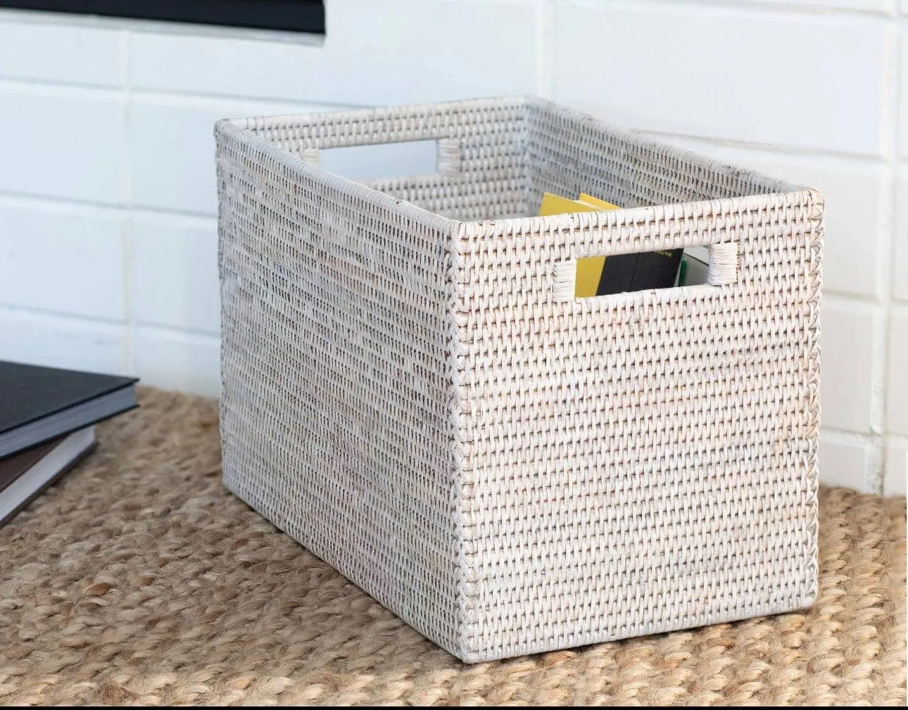 Rattan Square Storage Basket