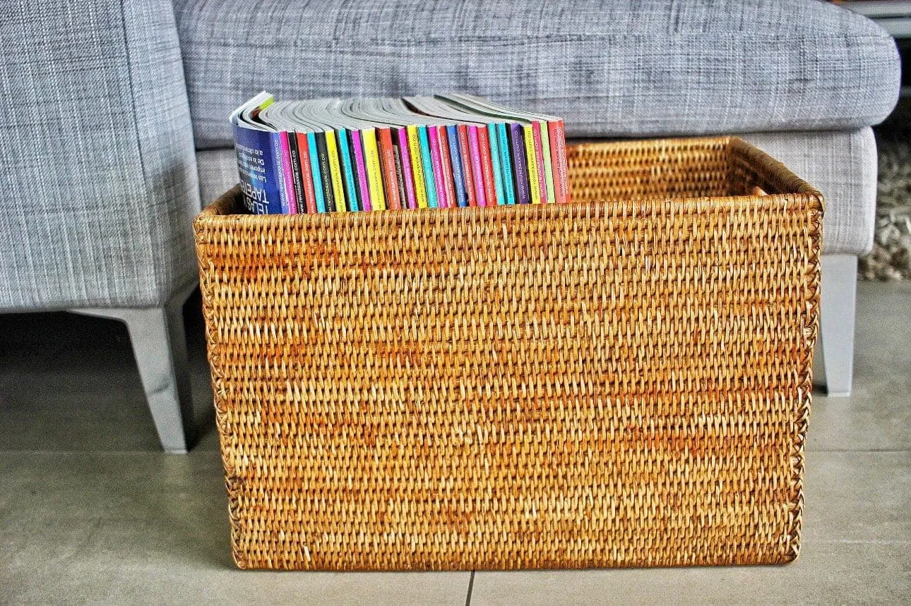 Rattan Square Storage Basket