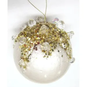 Regency International 4.5" Jeweled Shiny Ball Ornament