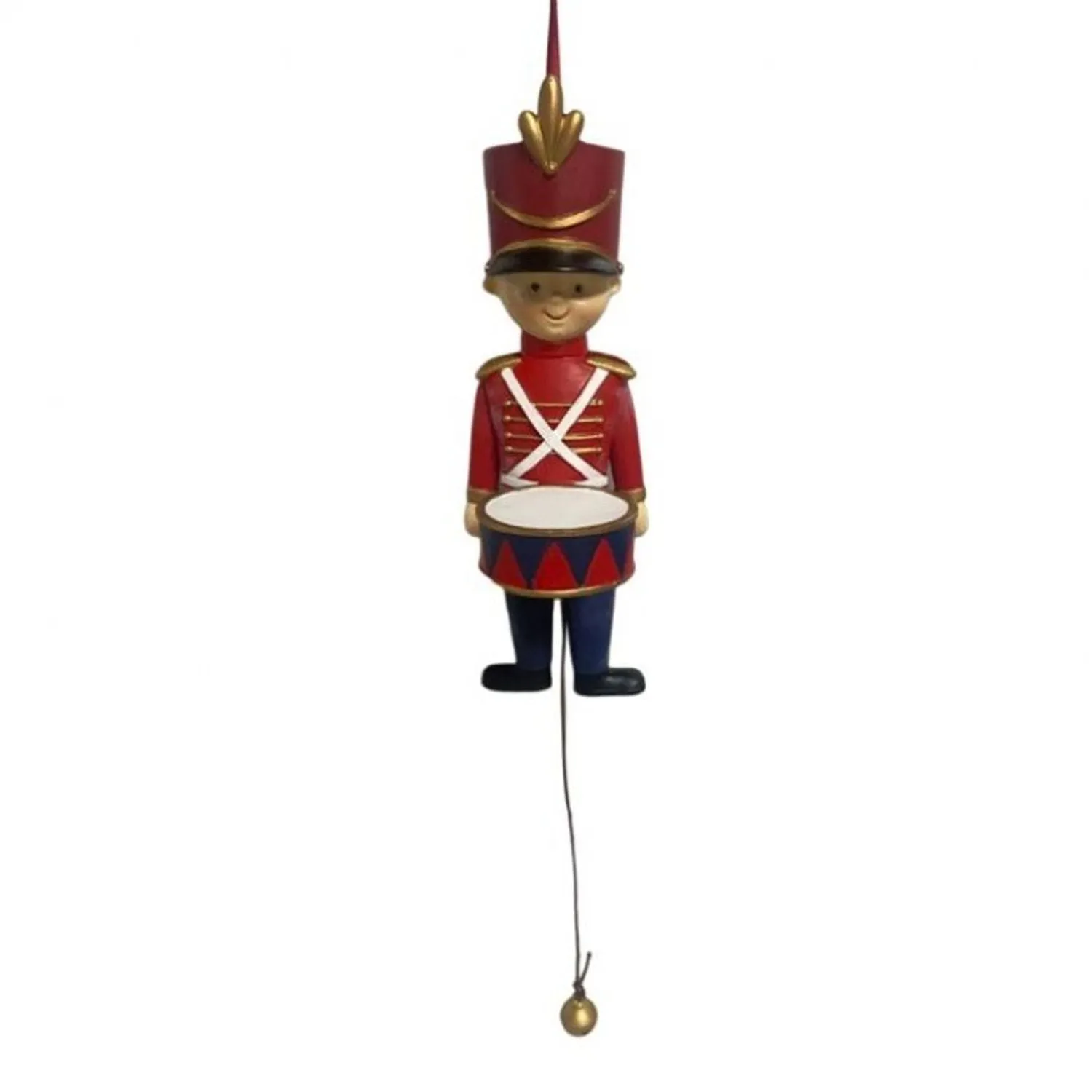 Regency International 7" Rsn Toy Soldier Pull Toy Ornament