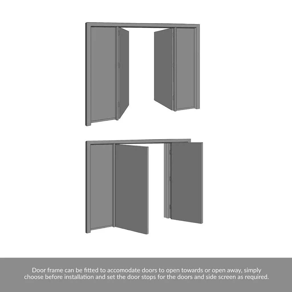 Room Divider - Handmade Eco-Urban® Sheffield with Two Sides DD6312F - Frosted Glass - Premium Primed - Colour & Size Options