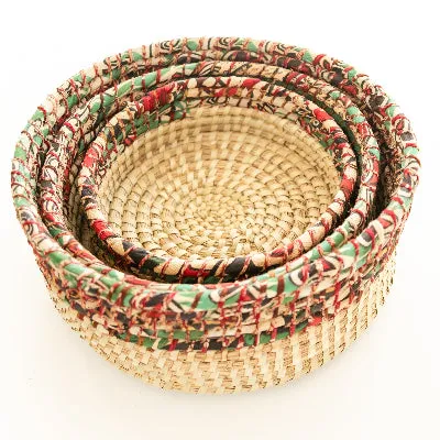 Round Cascades Basket Medium