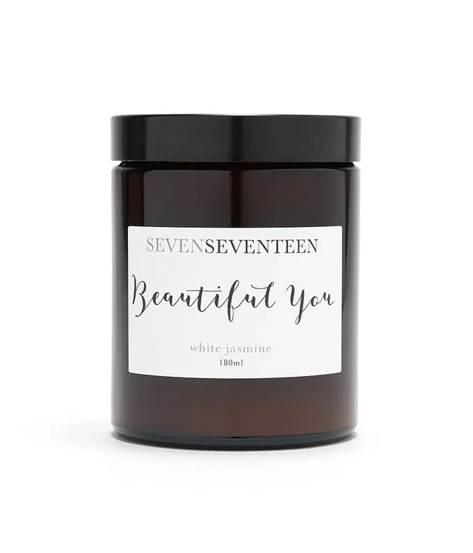 SEVEN SEVENTEEN - "Beautiful You" Candle - White Jasmine