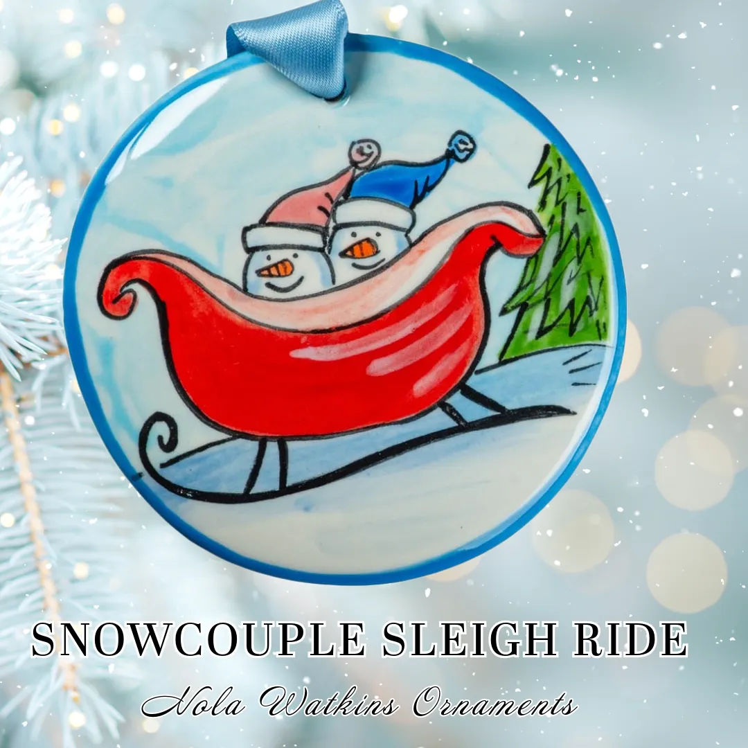 Snowcouple Sleigh Ride