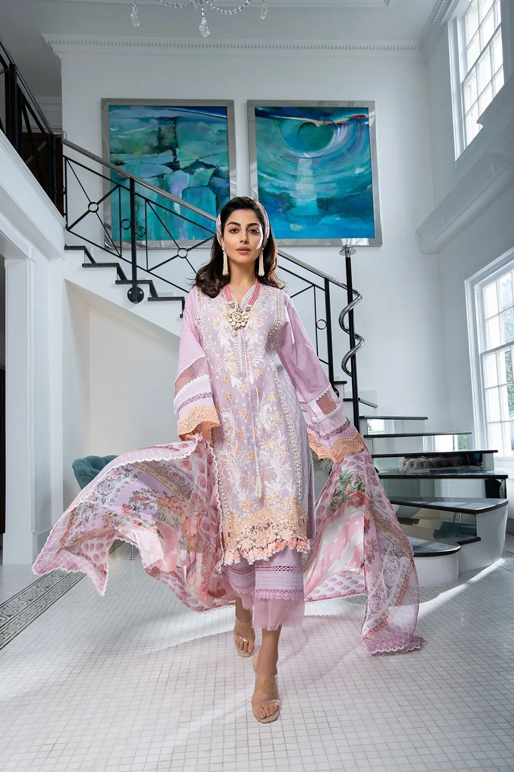 Sobia Nazir Luxury Lawn Collection 2021 – Design 7B