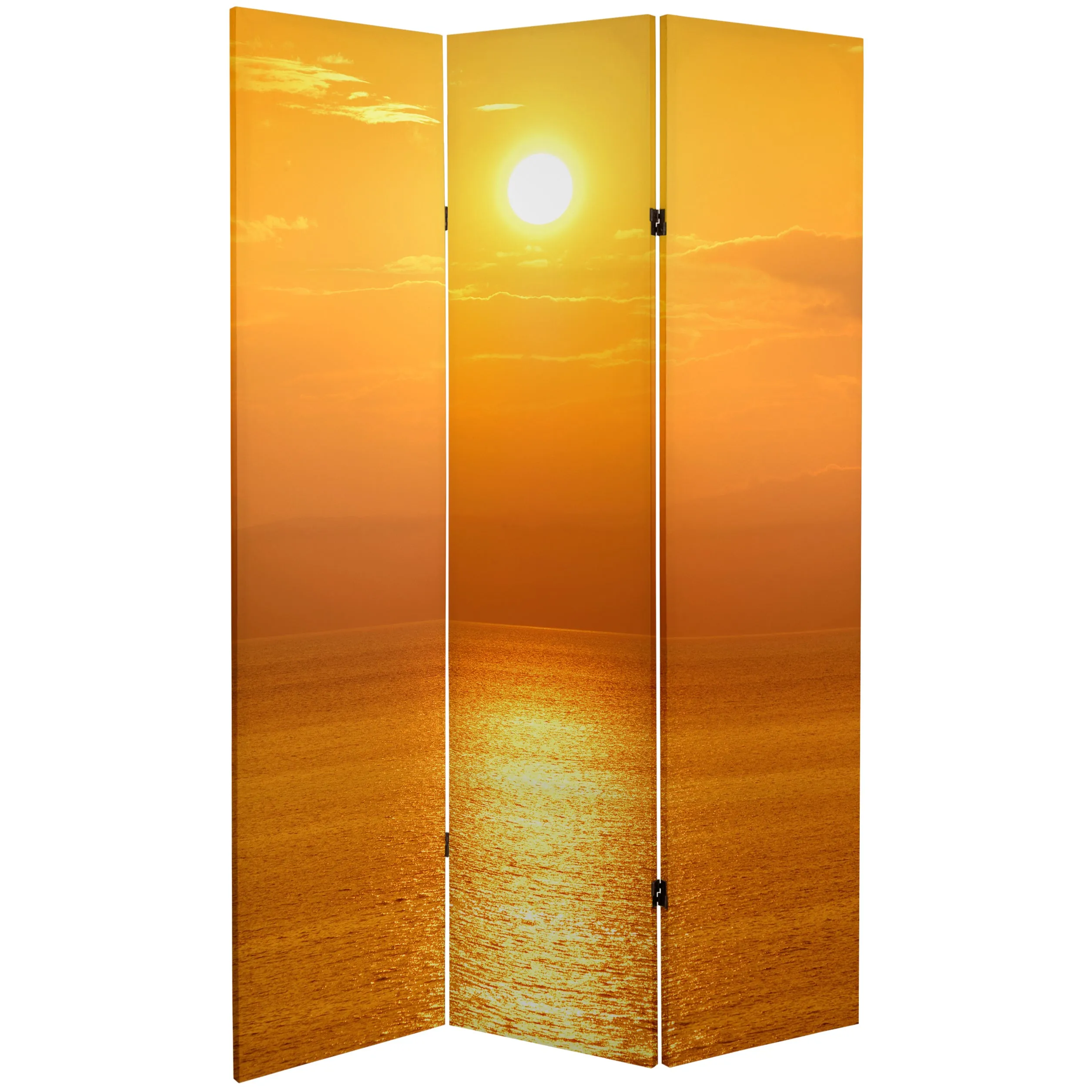 Sunrise Room Divider Art Print Screen (Canvas/Double Sided)