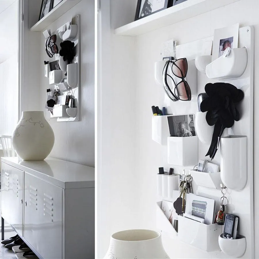 Vitra Uten Silo, Accessories Wall Organizer, White