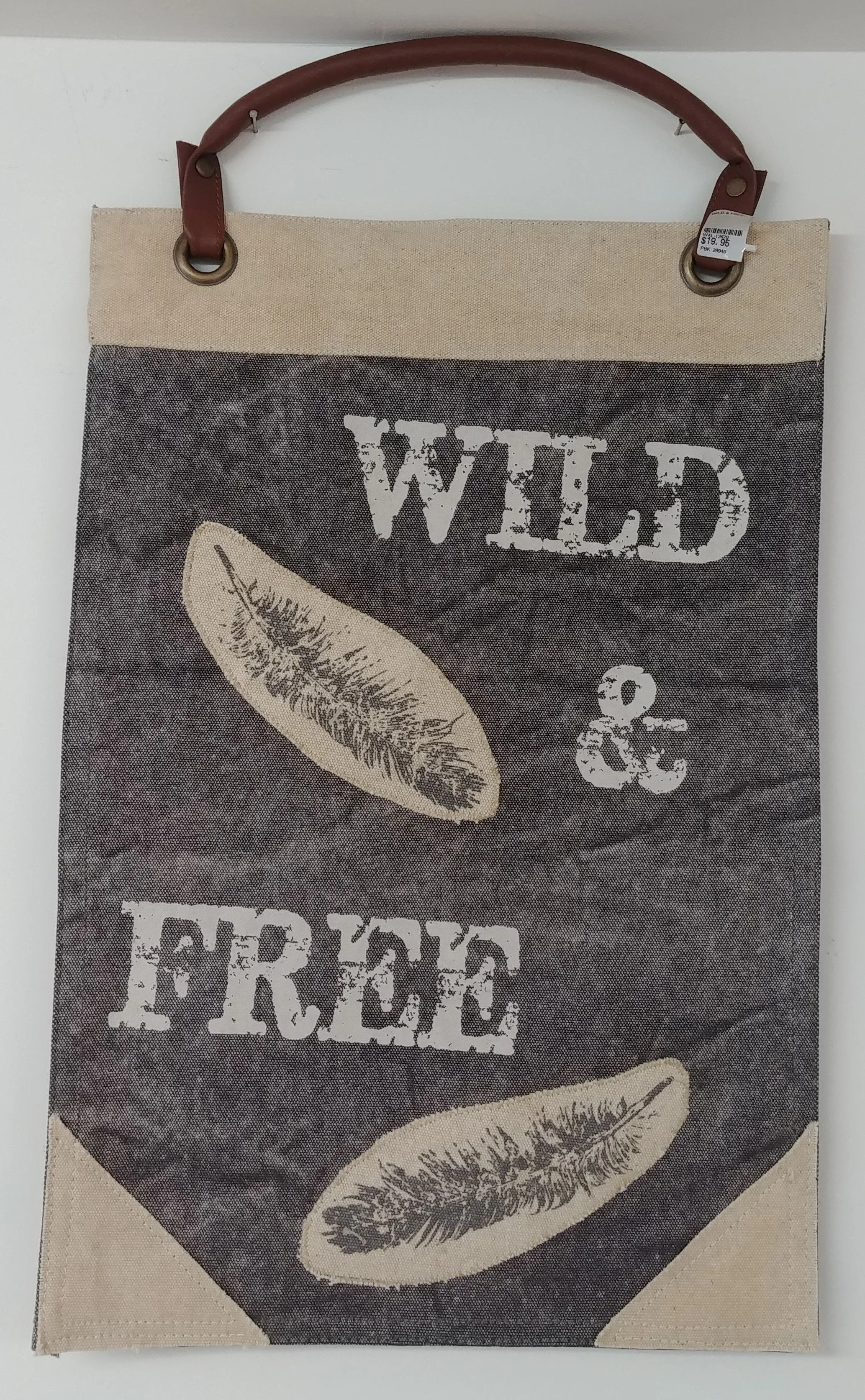 Wild And Free Wall Hanging 18" x 12"