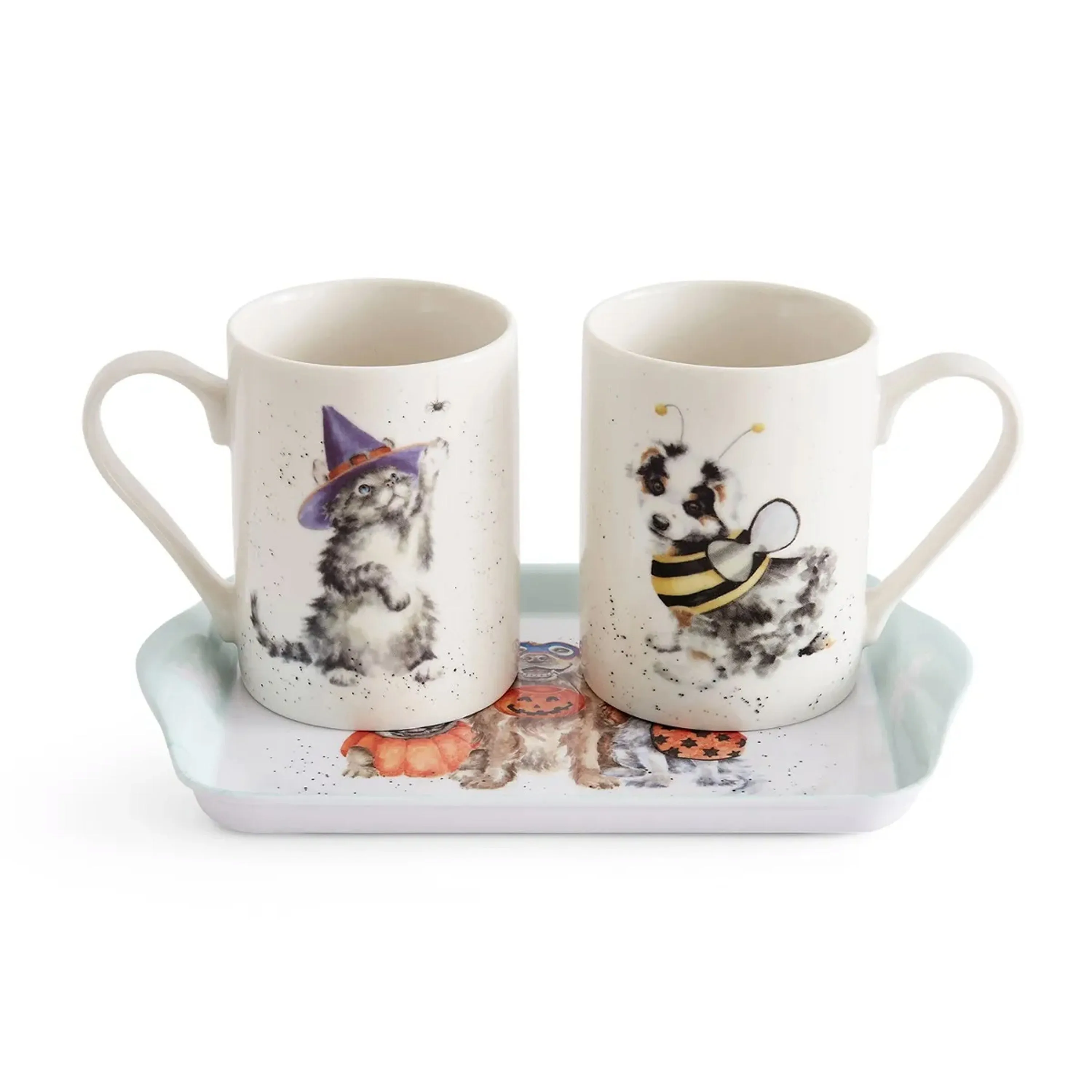 Wrendale Trick or Treat Halloween Mug & Tray Set